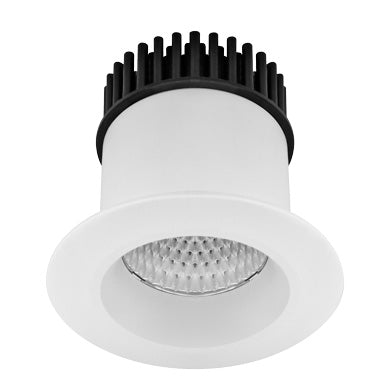 MICROLED 6W FIXED RECESSED LED DOWNLIGHT - Black / White