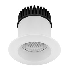 MICROLED 6W FIXED RECESSED LED DOWNLIGHT - Black / White