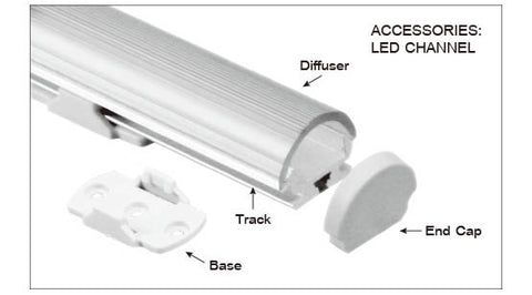 LED STRIP CHANNEL - Curved