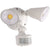 DEFENDER 20W TRI-COLOUR LED TWIN SECURITY LIGHT NWITH SENSOR - Black / White