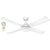 LIFESTYLE 52"DC REMOTE CONTROL CEILING FAN WITH 24W LED LIGHT - White / Brushed Chrome