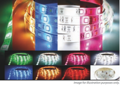SMD 5050 MULTICOLOUR WITH COOLWHITE LED STRIPLIGHTING 14.4W - IP20 / IP54
