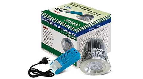 S9081 EXCEL DIMMABLE LED DOWNLIGHT KIT - Stainless Steel/Daylight