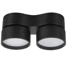 DIAZ LED TWIN SURFACE MOUNTED DOWNLIGHT - White / Black