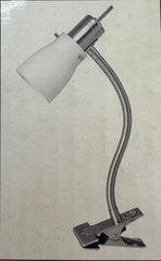 MACEDON 1 LIGHT E14 CLAMP LAMP  - Brushed Chrome