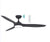 NEWPORT DC CEILING FAN WITH 20W LED LIGHT - Matt Black / White Satin / Old Bronze & walnut / White & Oak