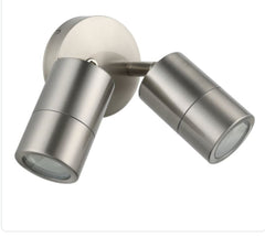 FREMANTLE IP65 TWIN ADJUSTABLE SPOT LED LIGHT - 316 Stainless Steel