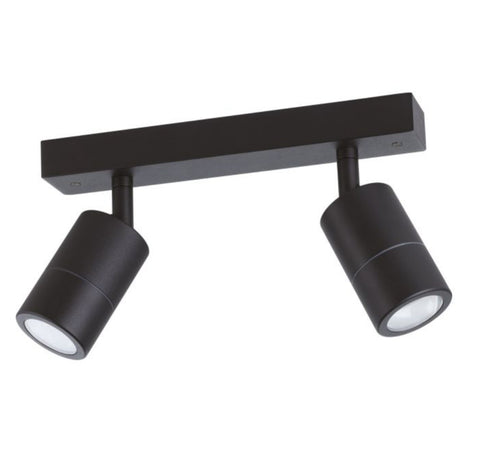 FREMANTLE IP65 TWIN BAR ADJUSTABLE SPOT LED LIGHT - White / Black / Titanium / Silver