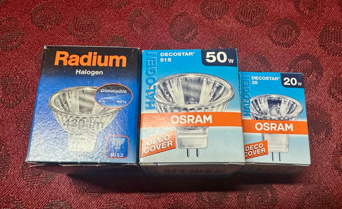 OSRAM 12V HALOGEN LAMP - 50W / 35W /20W