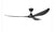KURRAWA 72 DC REMOTE CONTROL CEILING FAN - White / Black