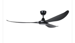 KURRAWA 72 DC REMOTE CONTROL CEILING FAN WITH 18W DIMMABLE LED LIGHT - White / Black