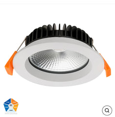 ORA HV5530T IP54 12W 5-COLOUR LED DOWNLIGHT- Black / White