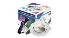 S9046T ECOSTAR LED DIMMABLE DOWNLIGHT KIT - White / Nickel - Warmwhite / Daylight