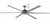 ALBATROSS 72” DC REMOTE CONTROL CEILING FAN - White / Black / Brushed Nickel