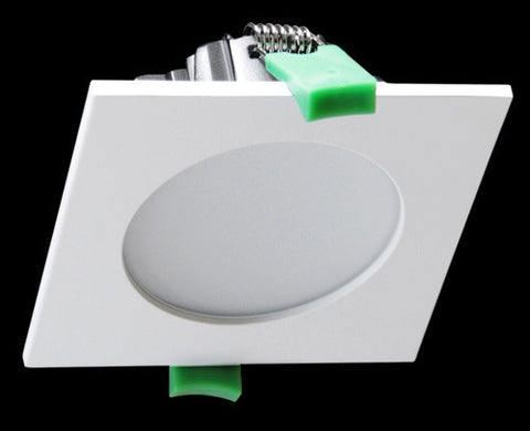 SPLASH 13W SQUARE LED DOWNLIGHT KIT - Satin White Trim