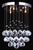 JUPITER 30CM LED CRYSTAL PENDANT