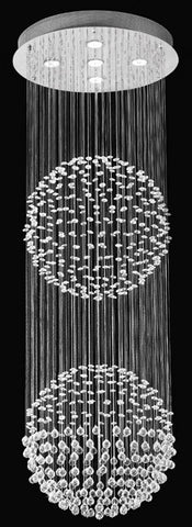 JUPITER 46CM/150CM LED CRYSTAL PENDANT