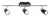 ALECIA TRIPLE LED SPOTLIGHT - Black / White / Brushed Chrome