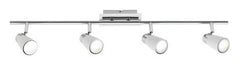 ALECIA QUADRUPLE LED BAR SPOTLIGHT - Black / White / Brushed Chrome