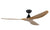 SURF 60” DC REMOTE CONTROL CEILING FAN - Black / White / Oak / Burmese Teak