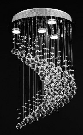 BOOMERANG 40 LED CRYSTAL PENDANT