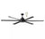 ALBATROSS 72” DC REMOTE CONTROL CEILING FAN - White / Black / Brushed Nickel
