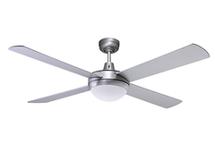 LIFESTYLE CEILING FAN  WITH LIGHT - Brushed Chrome
