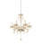 BASILANO 6 LIGHT PENDANT - Chrome / Gold colout