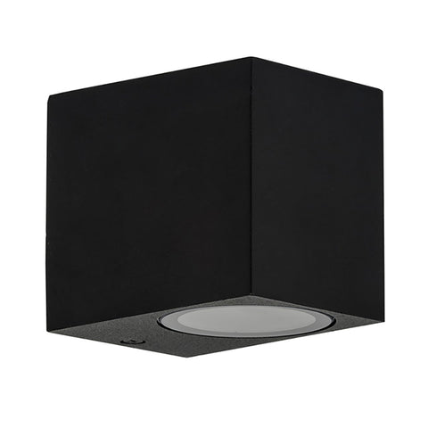 HV3631 SINGLE AFIXED DOWN WALL LIGHT- Black / White