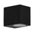 HV3631 SINGLE AFIXED DOWN WALL LIGHT- Black / White