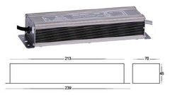 WEATHERPROOF IP66 LED DRIVER 100W  - 12V DC / 24V DC