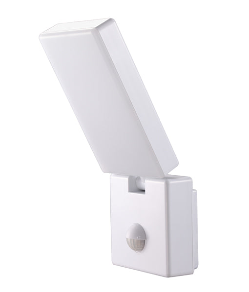 LED SECURITY LIGHT WITH SENSOR Black White Top Lighting Online