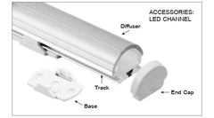 LED STRIP CHANNEL - Curved