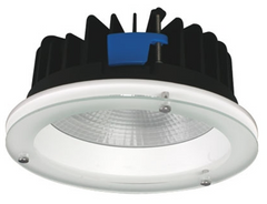 S9656 ROUND GLASS LED DOWNLIGHT- White / Black