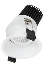 XDT10 ADJUSTABLE LOW GLARE DIMMABLE LED DOWNLIGHT MEDIUM BEAM ANGLE - White / Black / Silver