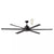 ALBATROSS 72" DC CEILING FAN WITH REMOTE CONTROL - White / Matt Black / Brushed Nickel