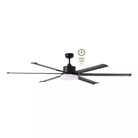 ALBATROSS 84"DCCEILING FAN WITH 24W LED LIGHT AND REMOTE CONTROL -White / Matt Black / Brushed Nickel