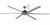 ALBATROSS 72" DC CEILING FAN WITH REMOTE CONTROL - White / Matt Black / Brushed Nickel