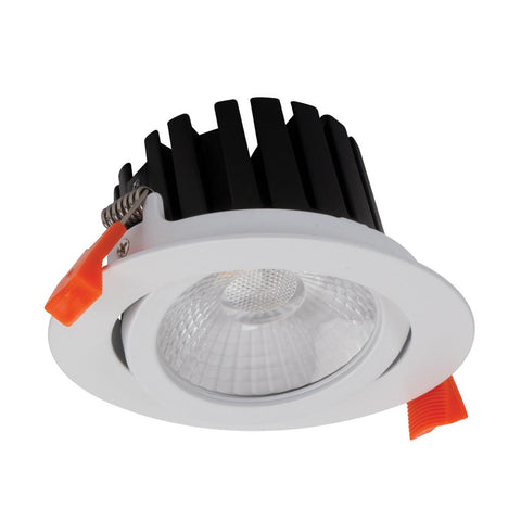 AQUA-13 TILTABLE IP65 DIMMABLE 13W LED DOWNLIGHT - Black / White