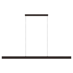 CLIMENE 2400MM PENDANT - Black / White / Aluminium / Oak / Walnut