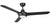 CRUISE 50"CEILING FAN WITH 15W TRICOLOUR LED DIMMABLE LIGHT - Satin White / Matt Black