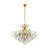 FENOULLET CRYSTAL 9 LIGHTs PENDANT - Chrome / Brass
