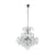 FENOULLET CRYSTAL 5 LIGHTs PENDANT - Chrome / Brass