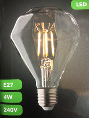 DIAMOND  4W LED GLOBE - E27