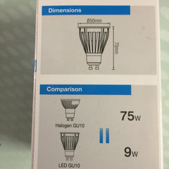 GU10 LR750 MAIN VOLTAGE LED LAMP - Coolwhite