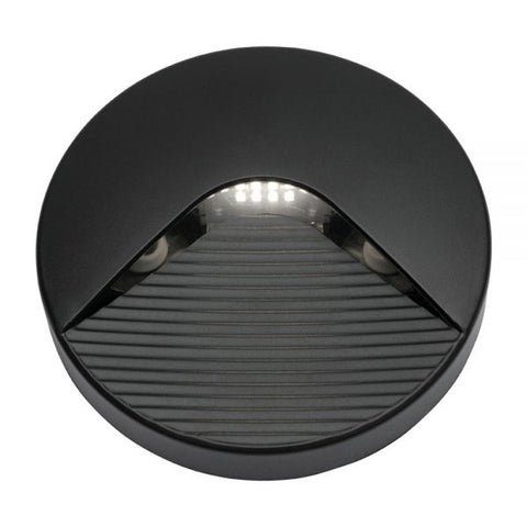 JUSTIN LED ROUND WALL LIGHT - Black / White