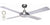 LIFESTYLE 52"DC CEILING FAN - White / Brushed Chrome