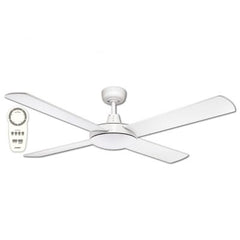LIFESTYLE 52"DC CEILING FAN - White / Brushed Chrome