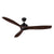 LORA 60" DC REMOTE CONTROL CEILING FAN - White / Black