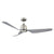 MANLY REMOTE CONTROL DC MOTOR CEILING FAN - White / Brushed Chrome